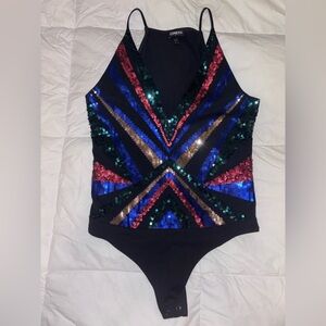 Express Sequin Bodysuit